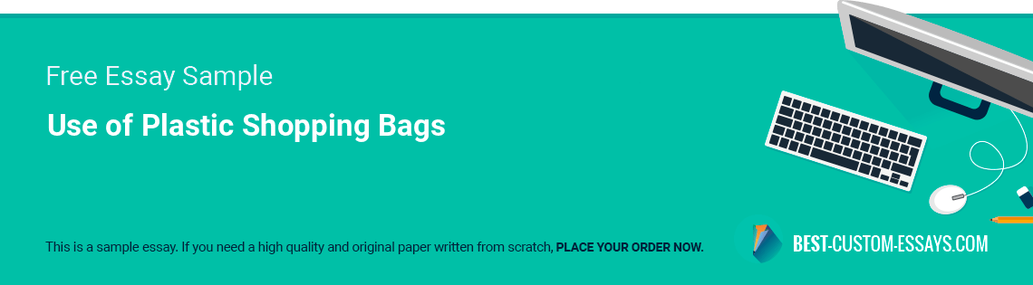 Free «Use of Plastic Shopping Bags» Essay Sample